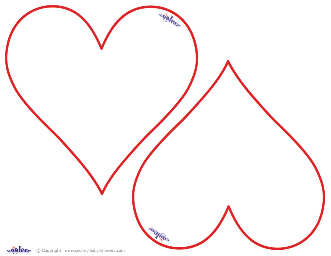 printable heart shapes | Stephanie blog