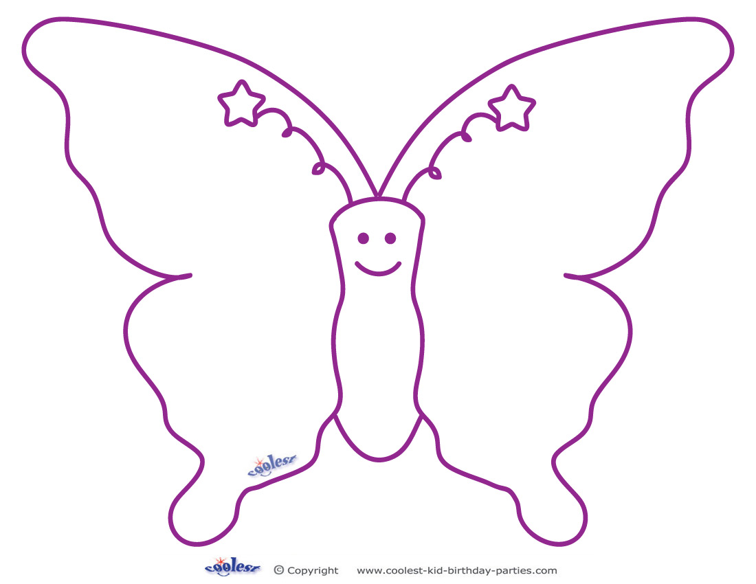 printable butterfly wings template