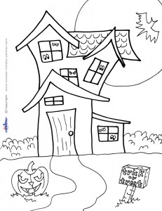 Printable Halloween Coloring Page 2 - Coolest Free Printables