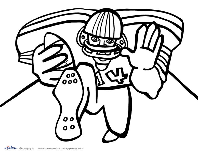 Free Printable NFL Pirate Coloring Page for Adults and Kids 