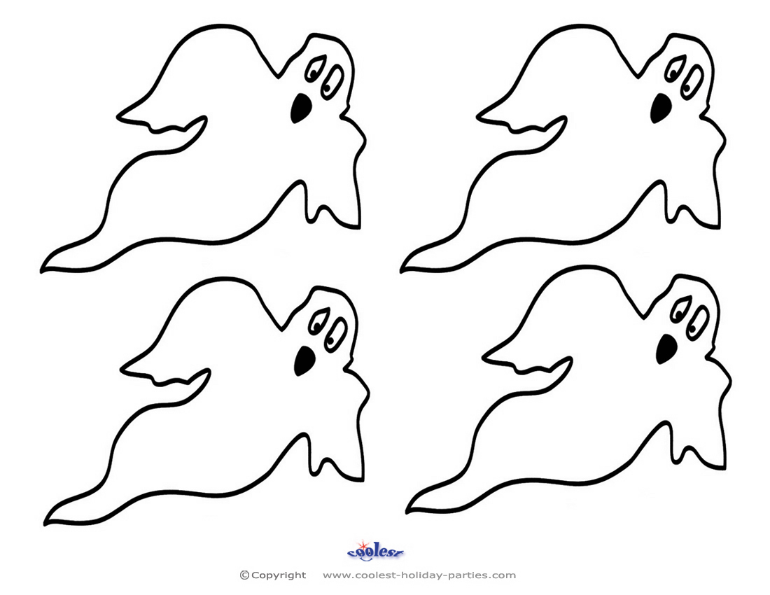 Small Printable Ghost - Coolest Free Printables