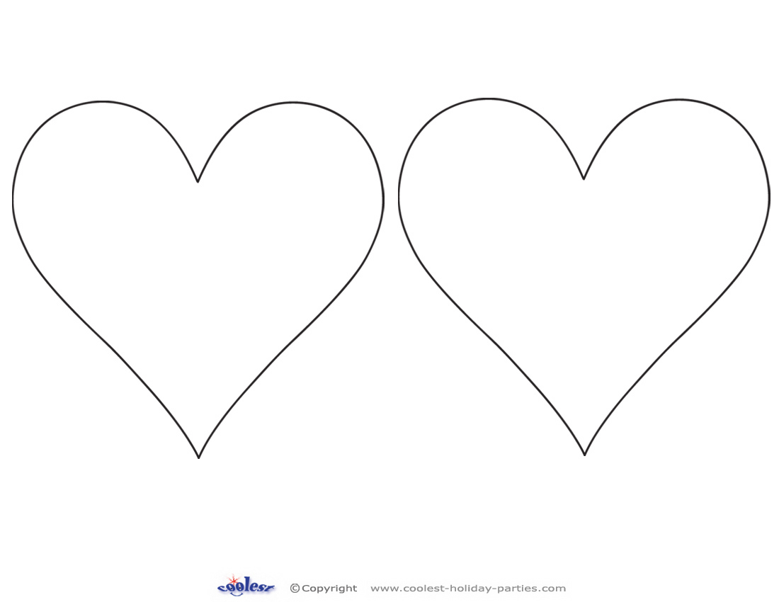 Printable Heart Cut Out 2 Coolest Free Printables