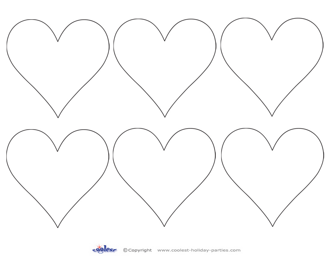 Printable Heart Cut Out 4 - Coolest Free Printables