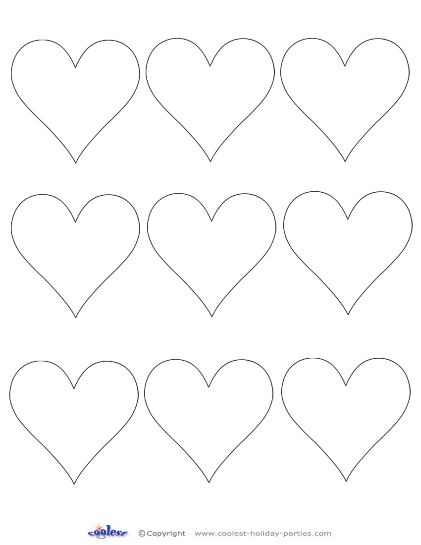 Printable Heart Cut Out 5 Coolest Free Printables