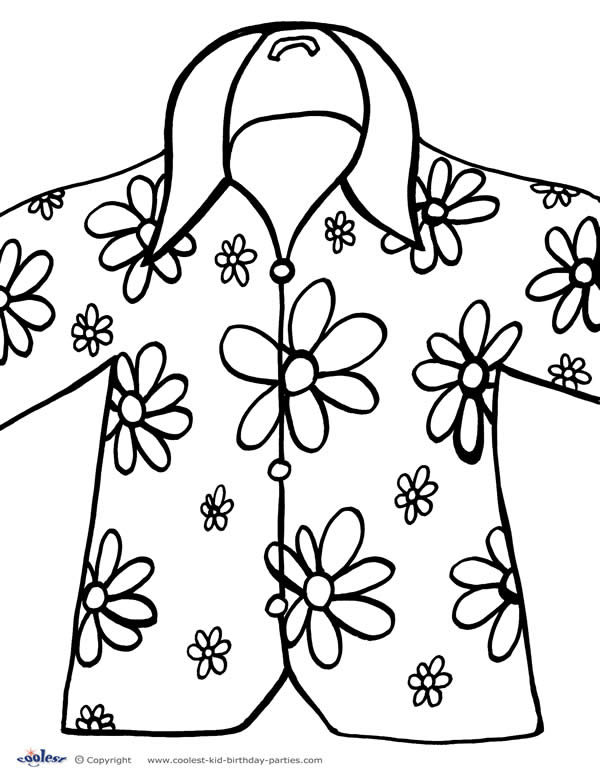 shirt coloring pages