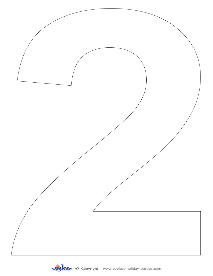 number-2-coloring-page