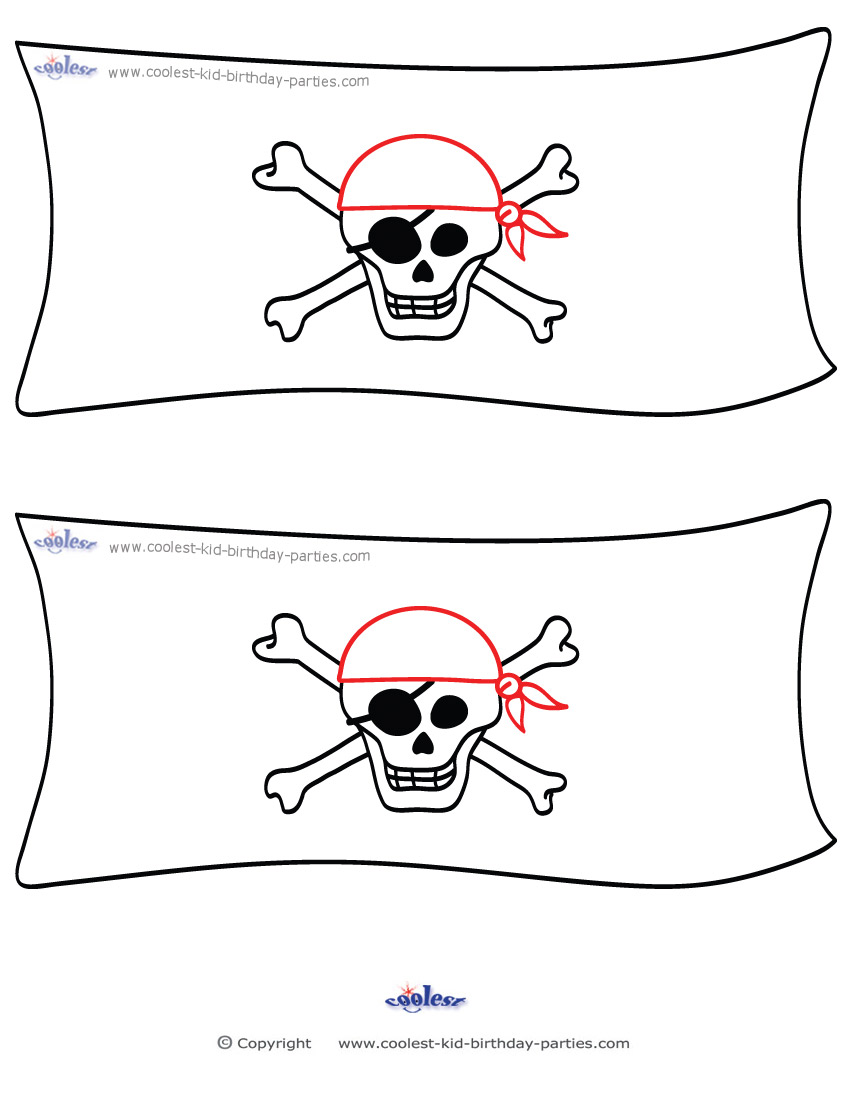 printable pirate ship flags