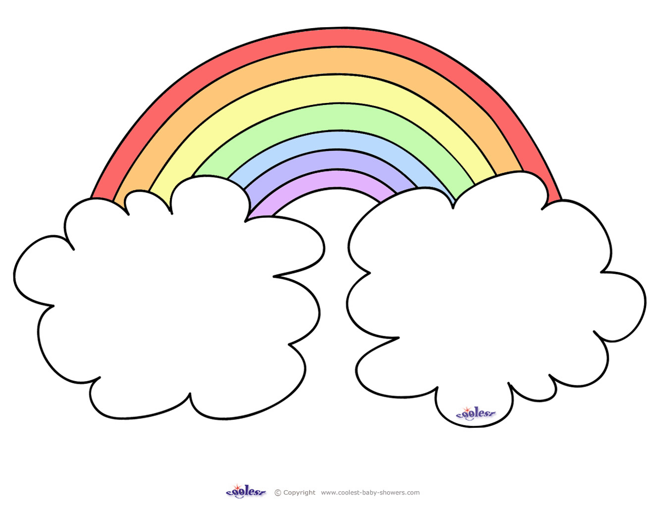 Free Printable Colouring Pages Rainbows thiefleet