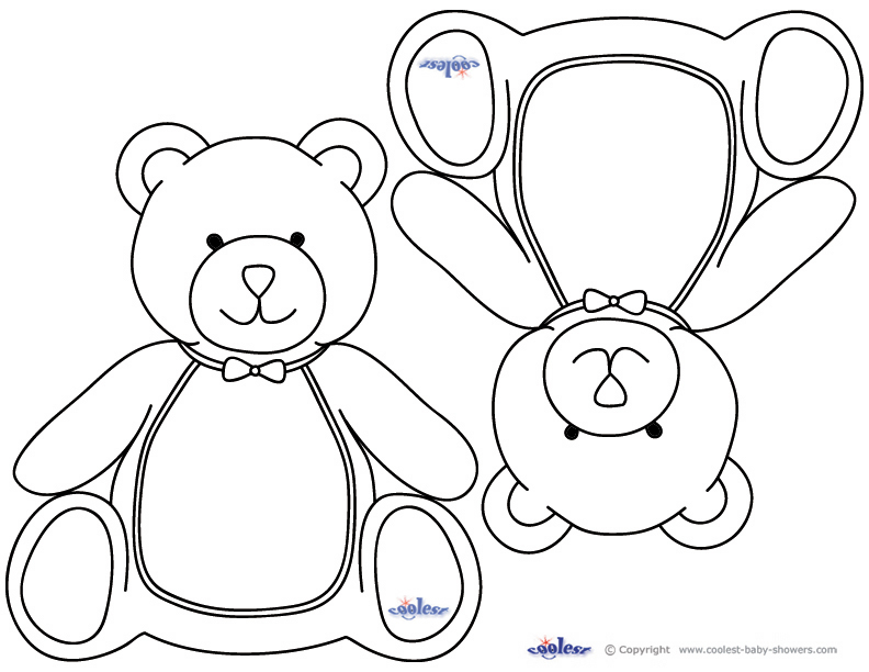 Blank Printable Teddy Bear Invitations Coolest Free Printables