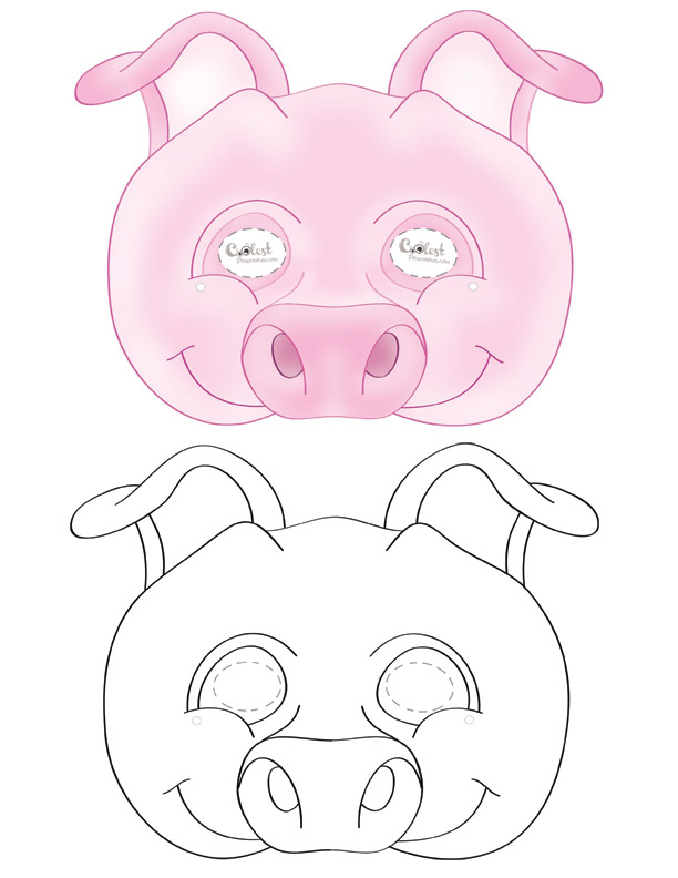 Printable Pig Mask Coolest Free Printables